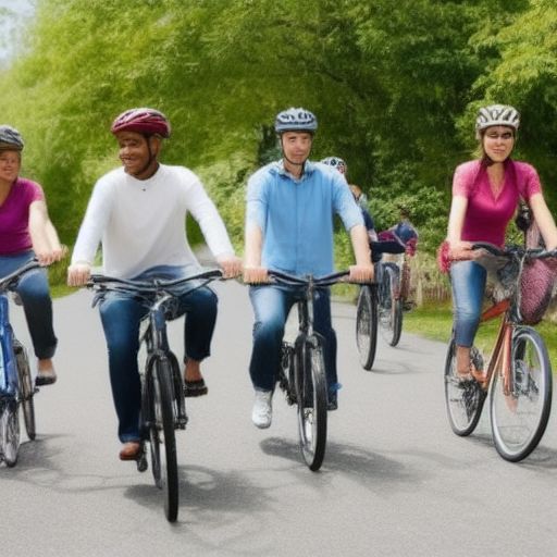 自行车运动：绿色出行与健康生活的同步